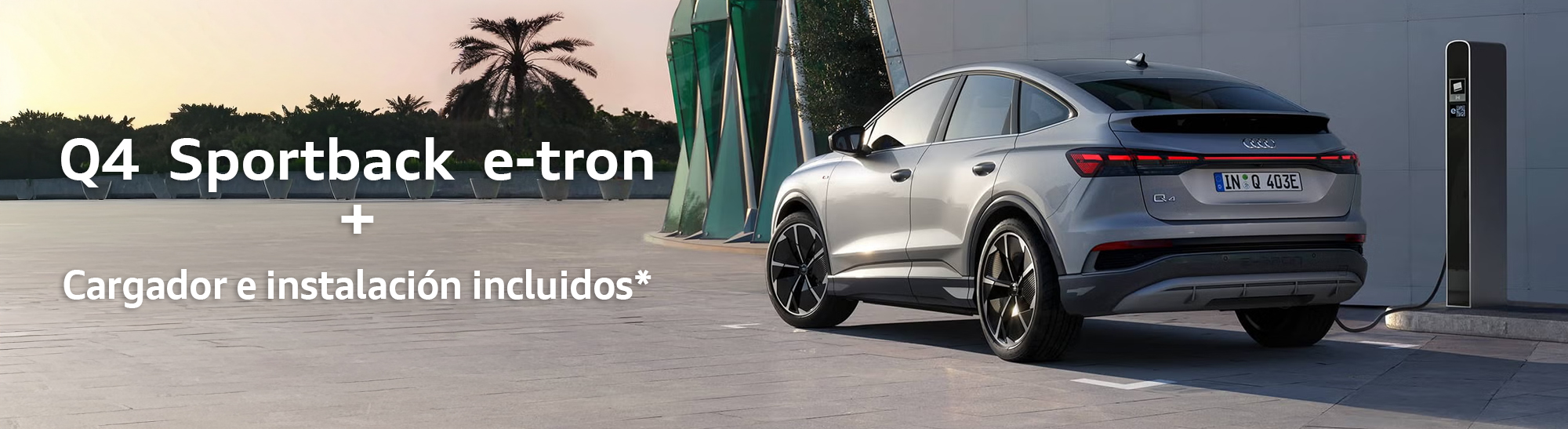 banner q4 etron con cargador banner q4 etron con cargador